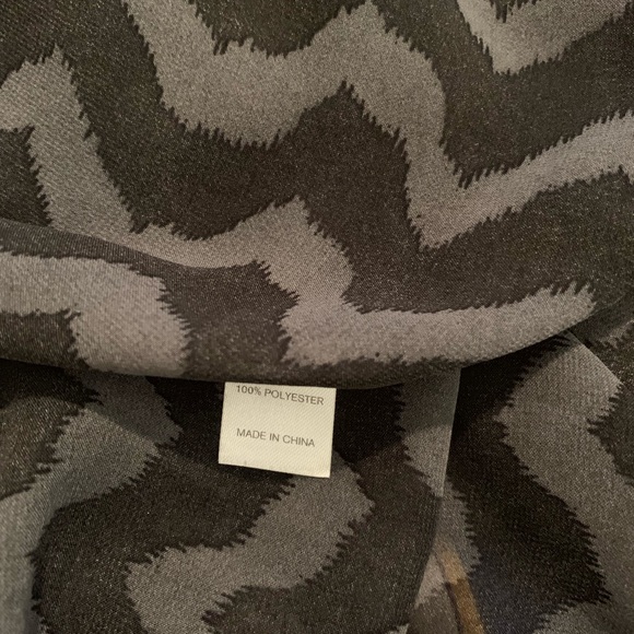 Charming Charlie’s black/gray sheer tunic top. - Picture 6 of 6